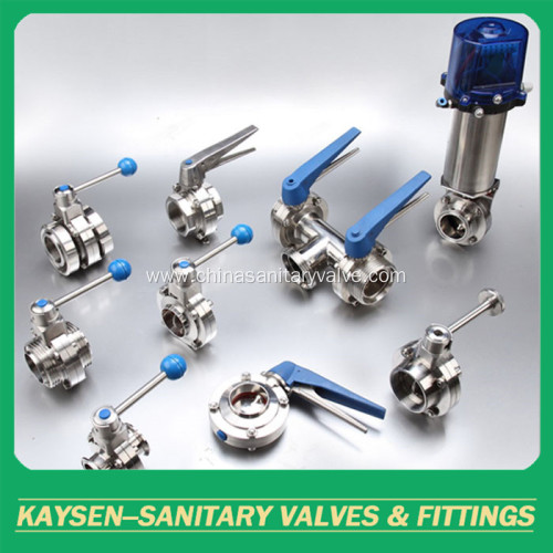 Butterfly Valves Sanitary Intelligent Pneumatic